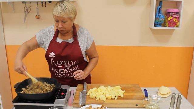 Скоблянка в квадратной сковороде с каменным покрытием. Забытый рецепт. смотреть онлайн