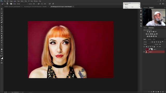 Photoshop Using Quick Mask and Content aware fill смотреть онлайн