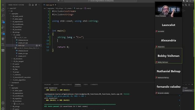 022123 COSC 1337 C++ default parameters, function overloads, and strings смотреть онлайн