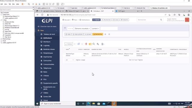 GLPI 10 - Installation windows agent GLPI смотреть онлайн
