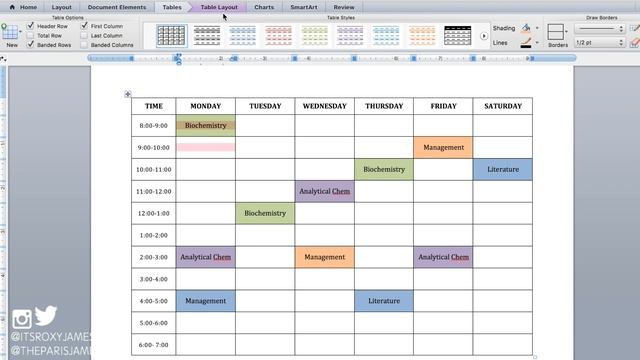 DIY SCHOOL TIMETABLE - #TechTutorial | Paris & Roxy смотреть онлайн