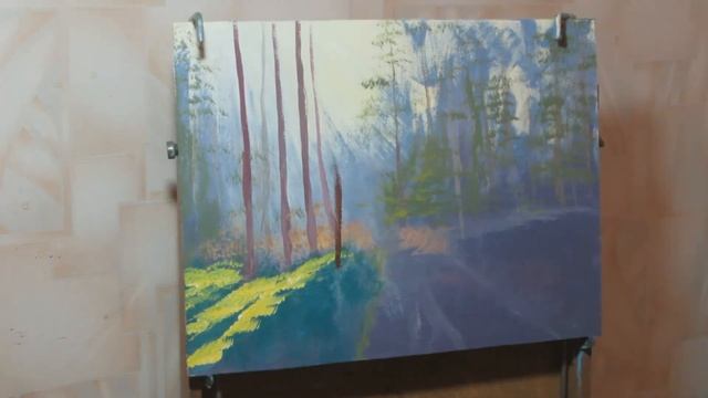 Пишем акрилом дорогу в лесу! #акрил #рисуем #acrylicpainting #VitalyRogovtsov смотреть онлайн