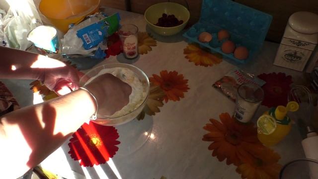 Творожный пирог.