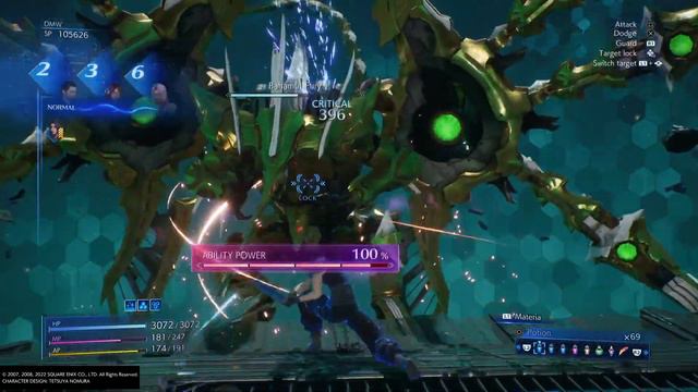 CRISIS CORE –FINAL FANTASY VII– REUNION | 'Bahamut Fury' Boss Fight (Hard) смотреть онлайн