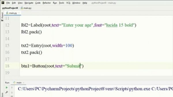 Windows Application in Python | Tkinter Tutorial | Windows form | Python GUI