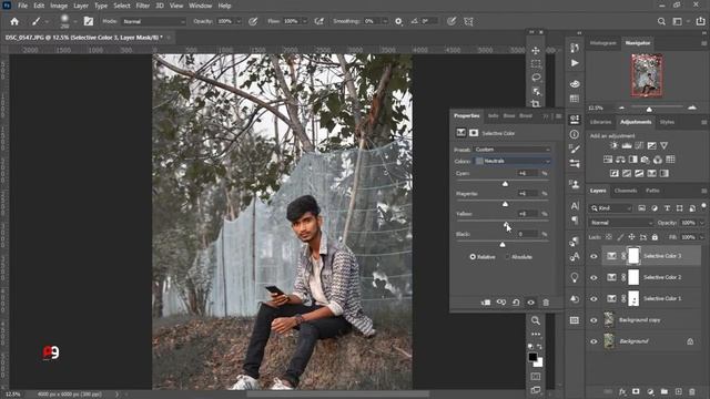 Pro Color Grading In Photoshop Using Retouching /Mixer Brush/ Papai Gallary- Photoshop 2020 смотреть онлайн