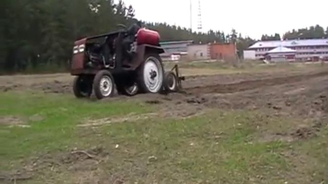 самодельный трактор испытание культиватора смотреть онлайн
