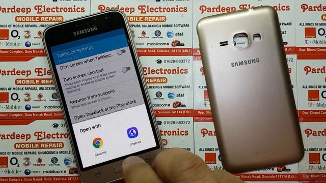 SAMSUNG J1 (2016) SM-J120F Hard Reset And FRP Unlock Pardeep Electronics