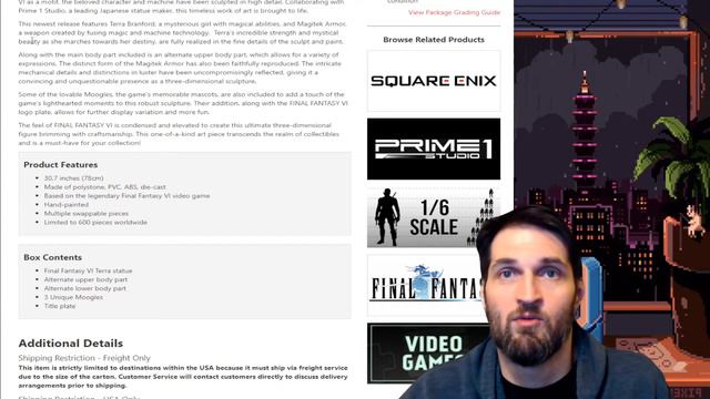 $14000 for a Final Fantasy 6 Terra Statue?! WHY? смотреть онлайн