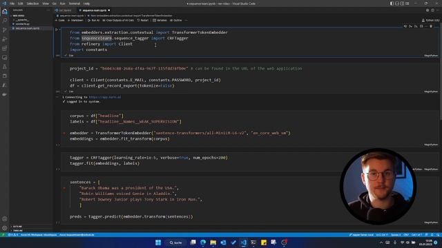Named Entity Recognition with Kern AI refinery, bricks & Python смотреть онлайн