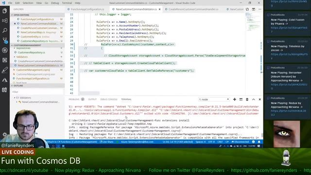 #LiveCoding episode 7: Fun with Cosmos DB смотреть онлайн
