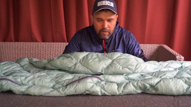 Пуховый спальный мешок-одеяло-пончо Blackdeer! смотреть онлайн