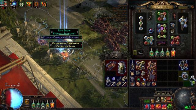 [Path Of Exile] [Affliction league] [3.23] FR Coc vs t17 map. One more mageblood смотреть онлайн