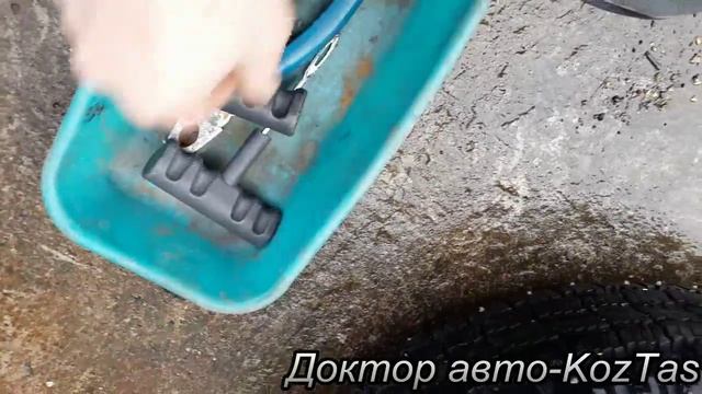 Ремонт шипованной покрышки "жгутиком" смотреть онлайн