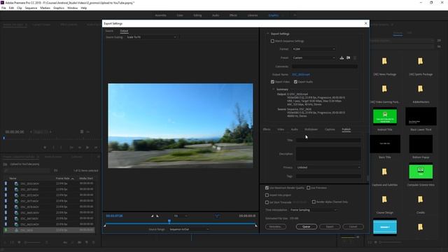 How to Upload Directly to YouTube from Premiere Pro CC (2018) смотреть онлайн