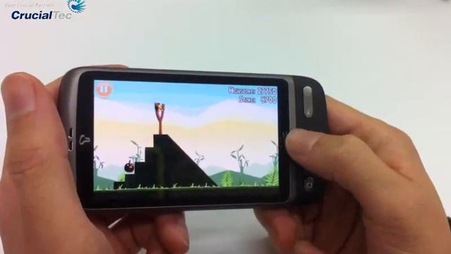 Play AngryBirds with Optical TrackPad in Android Phone (by CrucialTec) смотреть онлайн
