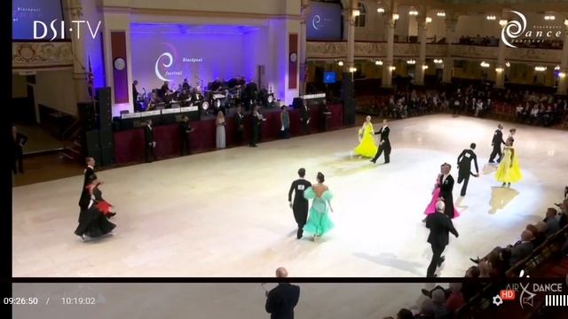 Blackpool Dance Festival 2022 - Final Senior Ballroom Championship смотреть онлайн