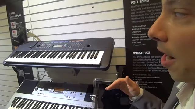 NAMM 2015: YAMAHA PSR-E253 & PSR-E353 PORTABLE KEYBOARDS смотреть онлайн