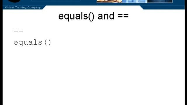 59.Java Certification-Chapter07.Language Fundamentals-Lesson10.Comparing Objects. смотреть онлайн