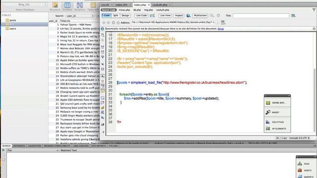 SSL PHP and ColdFusion RSS XML смотреть онлайн