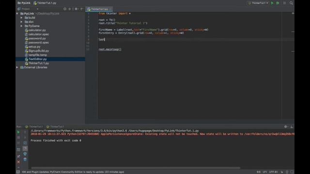 Python Tkinter Introduction Tutorial (Beginners guide to GUI's) смотреть онлайн