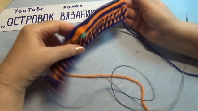 Вязание спицами домашние тапочки #186 смотреть онлайн