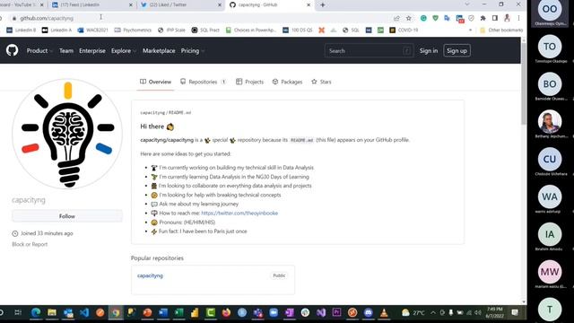 30 Days of Learning - How to Create A GitHub Profile смотреть онлайн