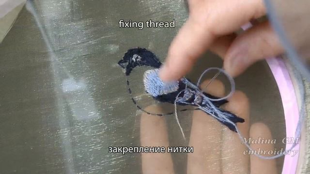 ОБЪЕМНАЯ ВЫШИВКА: ПТИЧКА \ STUMPWORK: BIRD смотреть онлайн