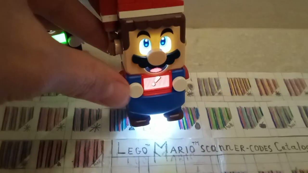Lava Wave Barcode From Winter 2023 Sets Of Lego Super Mario Luigi Peach In My Action Bricks Catalog