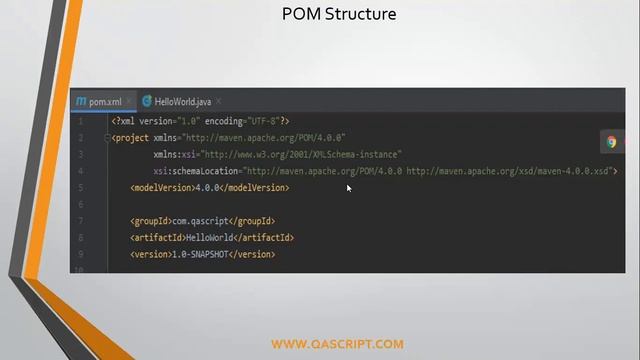 Maven Tutorial - Structure of POM.xml file in Maven смотреть онлайн
