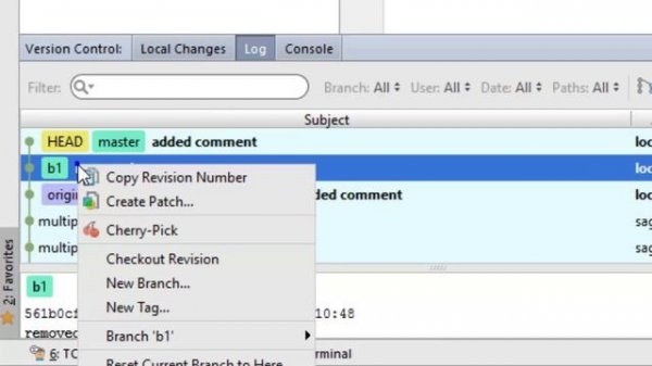 How to undo commit in git in Intellij IDEA