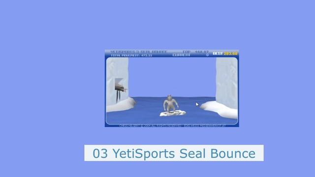 Игра из детства про пингвинов =) | YetiSports смотреть онлайн