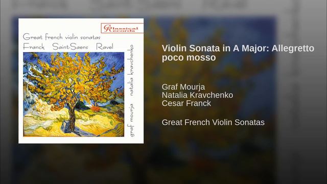 Violin Sonata in A Major: Allegretto poco mosso смотреть онлайн