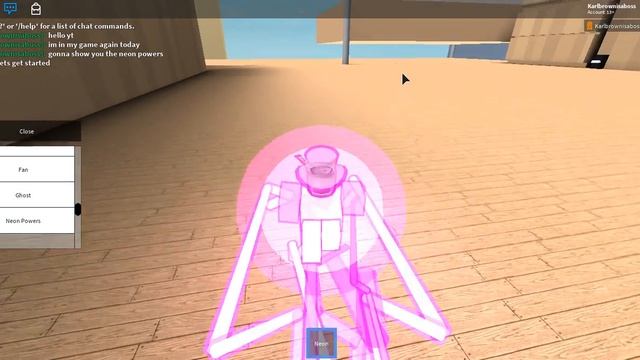 Roblox Neon Powers Script смотреть онлайн