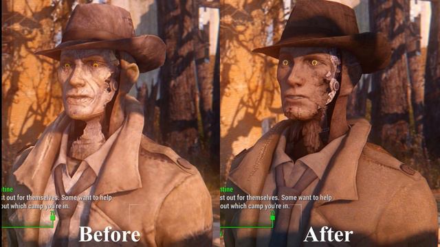 Fallout 4 - Valentine REBORN comparison смотреть онлайн