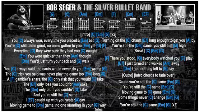 Bob Seger - Still The Same [Jam Track] [Guitar chords & lyrics] смотреть онлайн