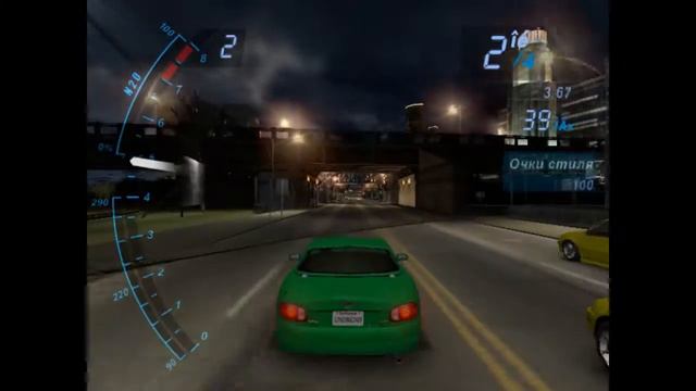 Need For Speed Underground 1 - Гонка №5 (Отличный сдвиг) смотреть онлайн