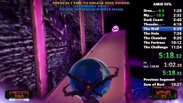 AMID EVIL The Black Labyrinth Speedrun in 10:27 смотреть онлайн