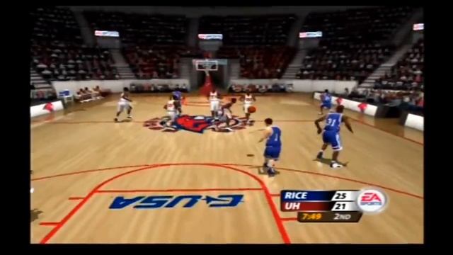 NCAA March Madness 2005 Rice vs Houston Retro Gameplay смотреть онлайн