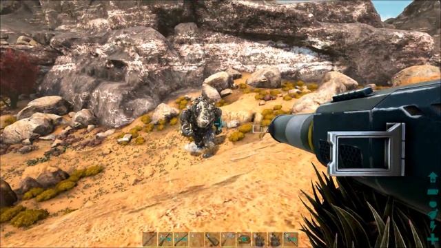 ARK Scorched Earth Ep 15 - Rockets and Rock Golems - Taming Rock Elementals Pt 1 смотреть онлайн
