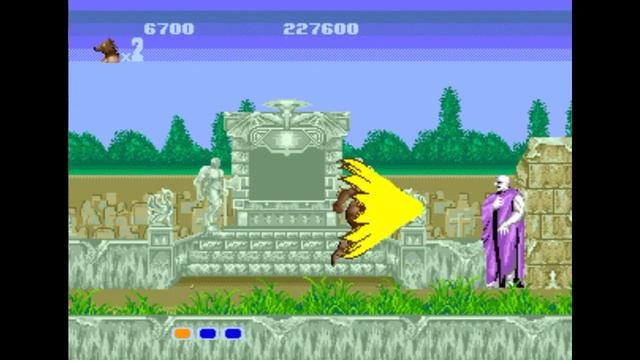 Sega Mega Drive 2 (Smd) 16-bit Altered Beast Stage 1