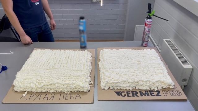 Тестирование монтажной пены Germez Pro