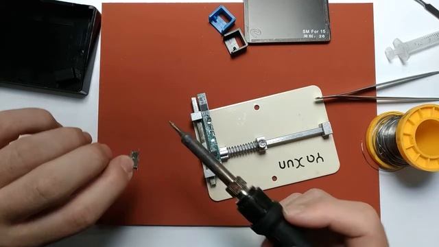 Замена разъема usb на HDD/Replacing the usb connector to HDD смотреть онлайн