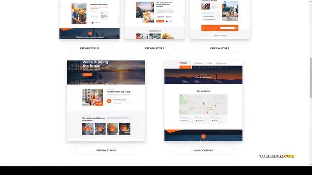 Indutri Factory and Industrial WordPress Theme plants engineering Build Website смотреть онлайн