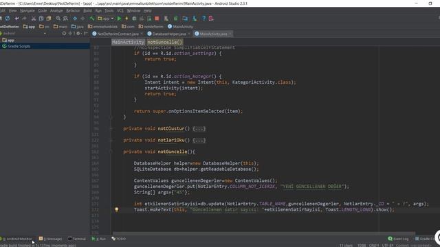 22 Veri Güncelleme ve Silme | Android Content Provider | Storage | Sqlite Dersleri смотреть онлайн