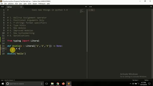 pyTalk 12 | Python 3.8 : New cool features available | #pyGuru смотреть онлайн