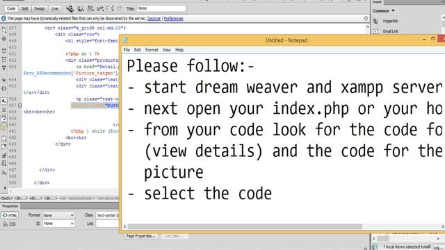 Creating an e-commerce website using PHP, mysql, dreamweaver STEP 1 смотреть онлайн