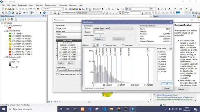 Olah data DEM menjadi SHP Kemiringan Lereng (Slope) смотреть онлайн