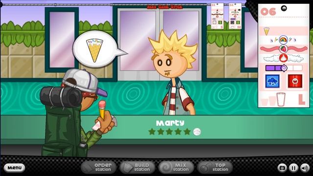Papa's Freezeria HD Day 51 New Cookie Dough Home Run Derby Mini Game смотреть онлайн