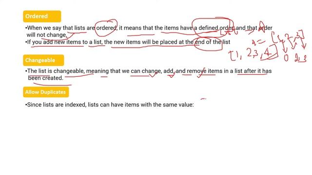 How Python List is Changeable,Allow duplicate values and ordered in hindi#pythonlist смотреть онлайн